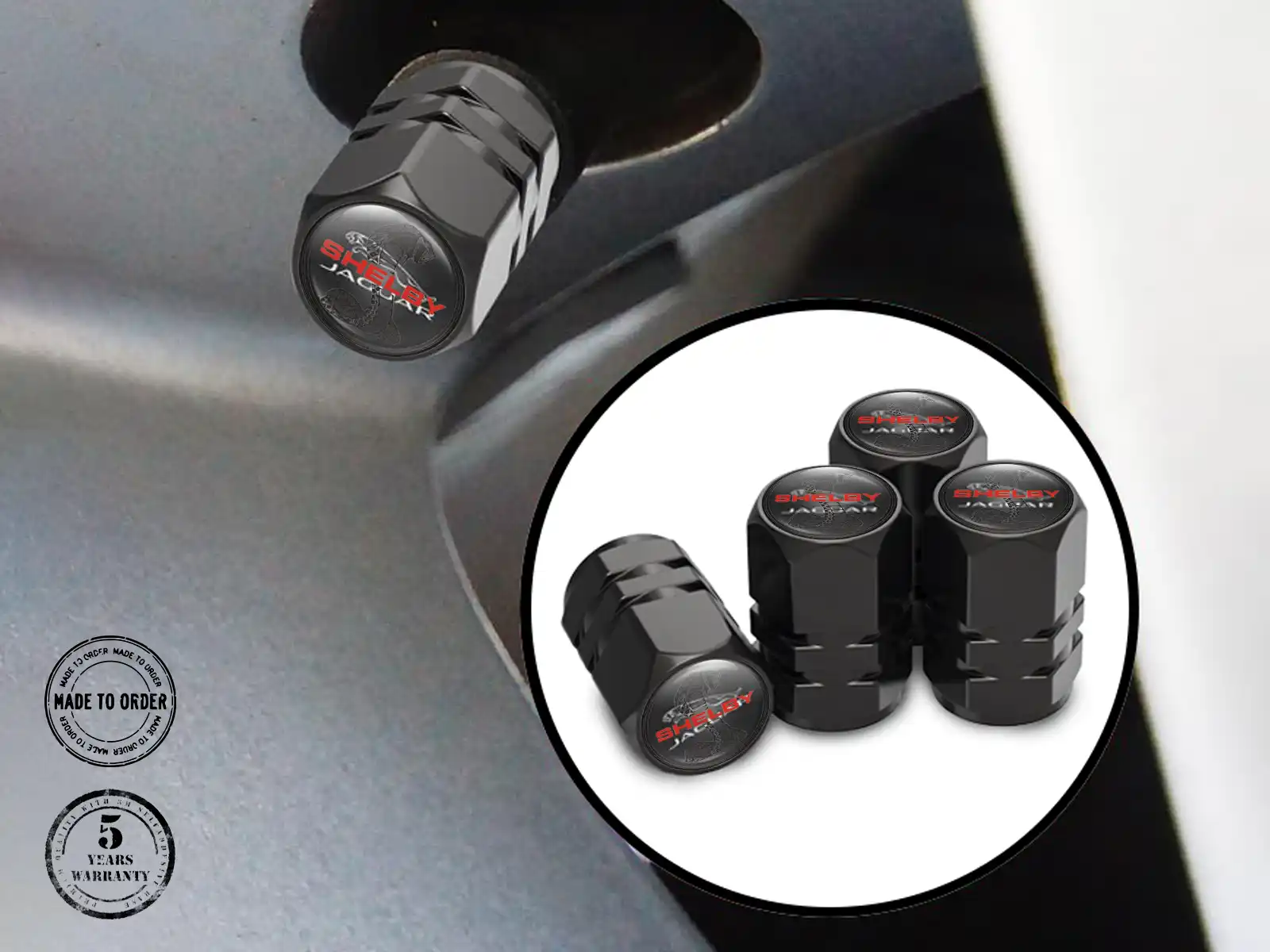 Shelby Caps Valve Pneus Moto Premium